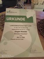 Jürgen Kessler wird Dritter..